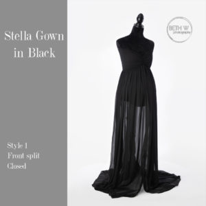 Stella Gown in Black