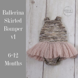 Ballerina Skirted Romper v1 in 6-12 Months
