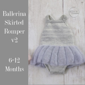 Ballerina Skirted Romper v2 in 6-12 Months