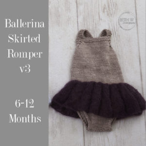 Ballerina Skirted Romper v3 in 6-12 Months