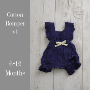 Cotton Romper v1 in 6-12 Months