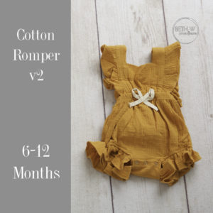 Cotton Romper v2 in 6-12 Months
