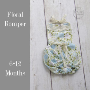 Floral Romper in 6-12 Months