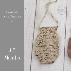Heartfelt Knit Romper v1 in 3-5 Months