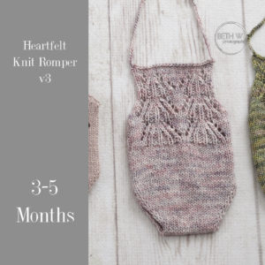 Heartfelt Knit Romper v3 in 3-5 Months
