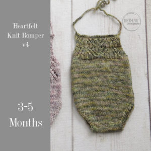 Heartfelt Knit Romper v4 in 3-5 Months