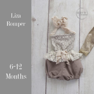 Liza Romper in 6-12 Months