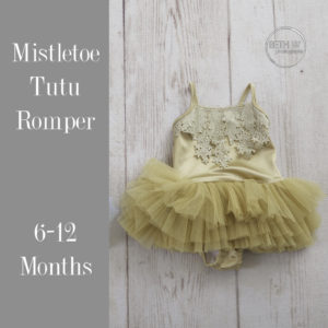 Mistletoe Tutu Romper in 6-12 Months