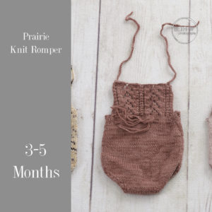 Prairie Knit Romper v4 in 3-5 Months