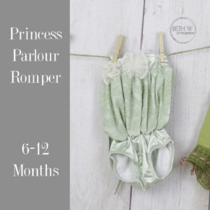 Princess Parlor Romper in 6-12 Months