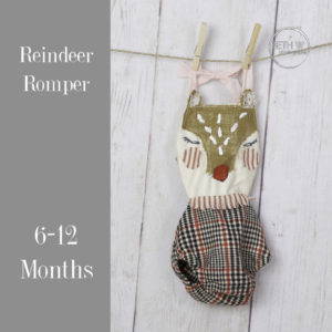 Reindeer Romper in 6-12 Months