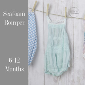 Seafoam Romper in 6-12 Months
