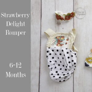Strawberry Delight Romper in 6-12 Months