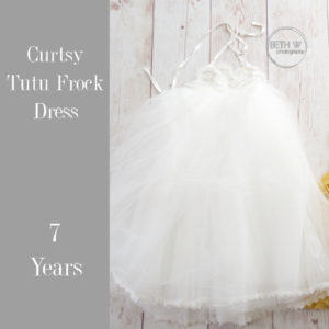 Curtsy Tutu Frock Dress in 7 Years