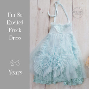 I’m So Excited Frock Dress in 2-3 Years