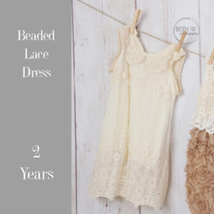 Beaded Lace Dress in 2 Years