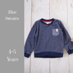 Blue Sweater in 4-5 Years