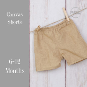 Canvas Shorts in 6-12 Months