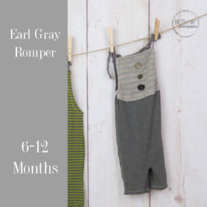 Earl Gray Romper in 6-12 Months