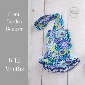 Floral Garden Romper in 6-12 Months