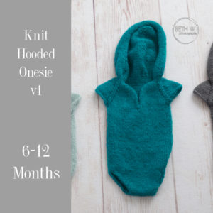 Knit Hooded Onesie v1 in 6-12 Months