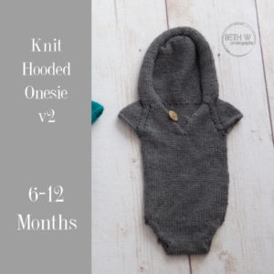 Knit Hooded Onesie v2 in 6-12 Months