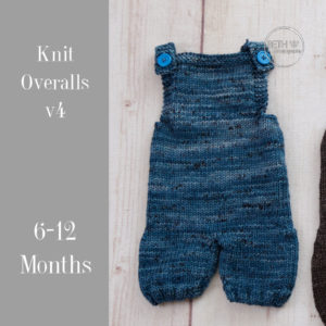 Knit Overalls v4 in 6-12 Months
