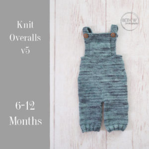 Knit Overalls v5 in 6-12 Months