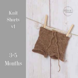 Knit Shorts v1 in 3-5 Months