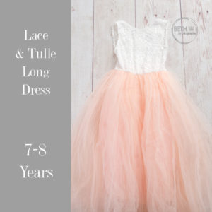 Lace & Tulle Long Dress in 7-8 Years