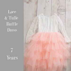 Lace & Tulle Ruffle Dress in 7 Years
