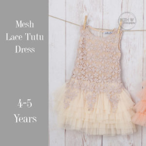Mesh Lace Tutu Dress 4-5 Years