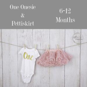One Onesie with Pettiskirt in 6-12 Months