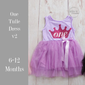 One Tulle Dress v2 in 6-12 Months