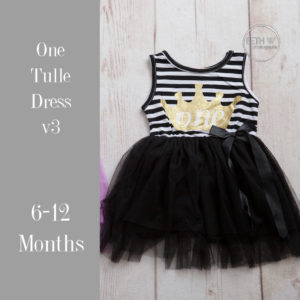 One Tulle Dress v3 in 6-12 Months