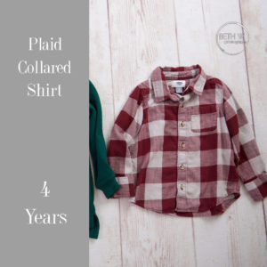 Plaid Collared Shirt in 4 Years