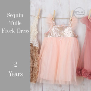 Sequin Tulle Frock Dress in 2 Years