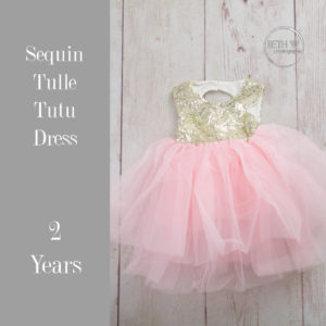 Sequin Tulle Tutu Dress in 2 Year