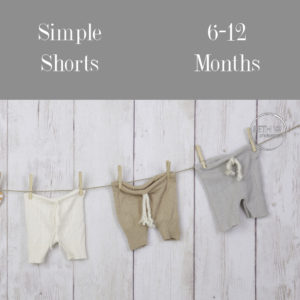 Simple Shorts in 6-12 Months
