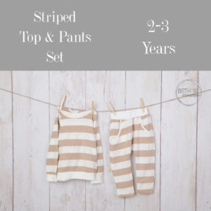 Striped Top & Pants Set in 2-3 Years
