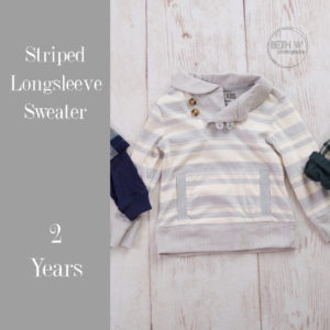 Striped Long-Sleeve Shirt in 2 Years