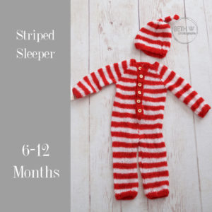 Striped Sleeper in 6-12 Months