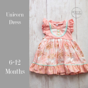 Unicorn Dress in 6-12 Months