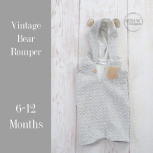 Vintage Bear Romper in 6-12 Months