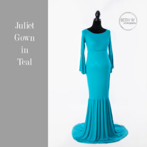 Juliet Gown in Teal