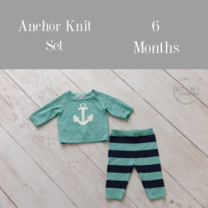 Anchor Knit Set in 6 Months