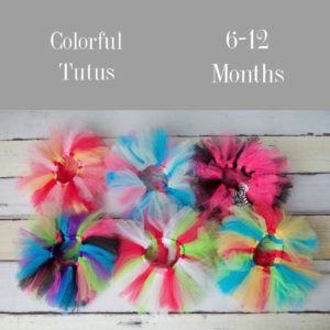 Colorful Tutus in 6-12 Months