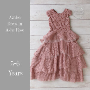 Azalea Dress in Ashe Rose 5-6 Years