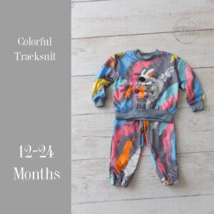 Colorful Tracksuit in 12-24 Months