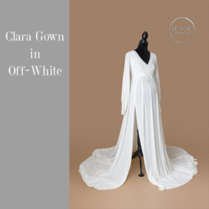 Clara Gown in Off White